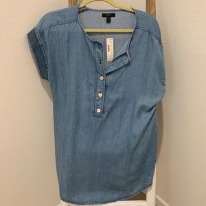 J crew oversized denim shirt / dress